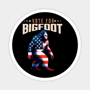 Vote For Bigfoot 2024 Magnet